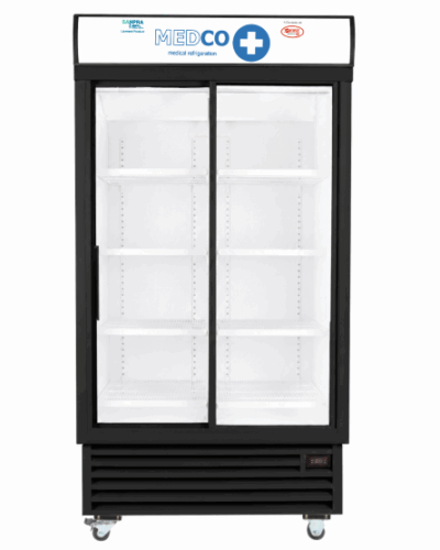 MED1140R (Glass Door Medical Cooler with Low E Glass)