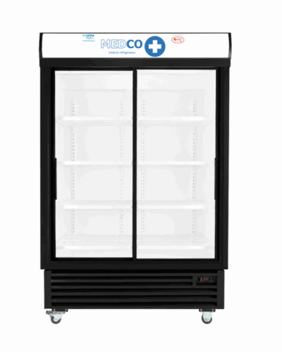 MED1360R (Glass Door Medical Cooler with Low E Glass)